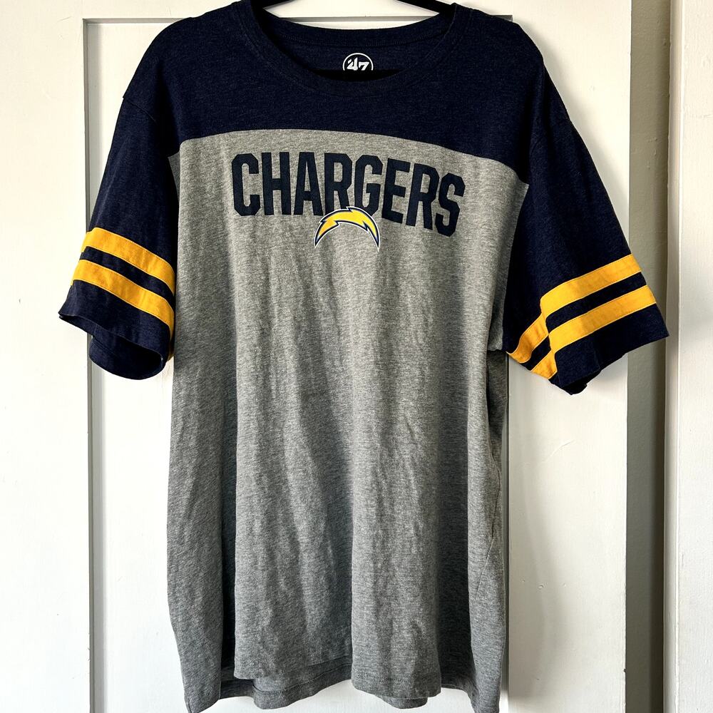 LA Chargers '47 brand colorblock t-shirt XXL